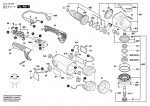 Bosch 3 601 H55 M04 GWS 26-180 JH Angle Grinder Spare Parts